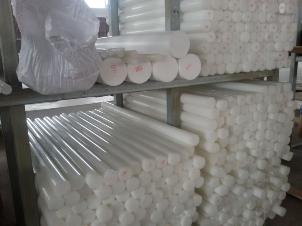 Nhựa teflon cây D40 phi 40 (40x1000mm) CÔNG TY TNHH SẢN XUẤT VÀ THƯƠNG MẠI CAO SU ANH THU