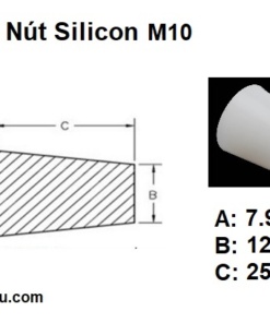 Bản vẽ nút silicon M10