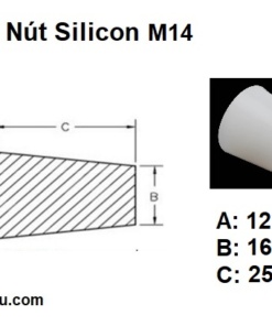 Bản vẽ nút silicon M14
