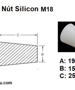 Bản vẽ nút silicon M18 1
