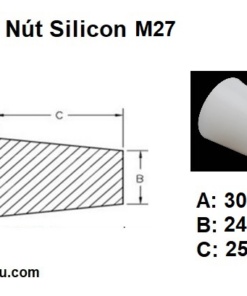 Bản vẽ nút silicon M27
