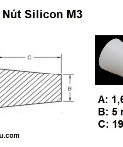Bản vẽ nút silicon M3