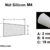 Bản vẽ nút silicon M4