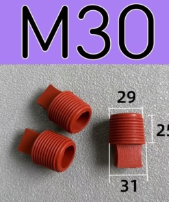 Nút bịt silicon có ren M30 - phi 30 - lỗ 30mm